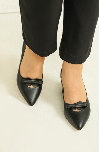 Schwarz Damen Ballerinas 1008M-01