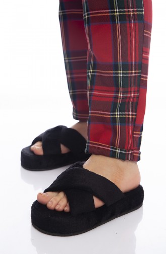 Black Woman home slippers 40-01