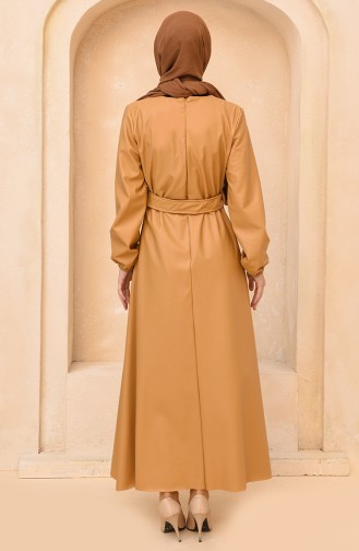 Robe Hijab Moutarde 5010-05