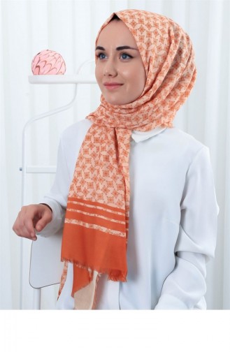 Pinkish Orange Sjaal 37316