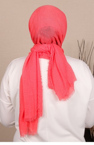 Pinkish Orange Sjaal 39231