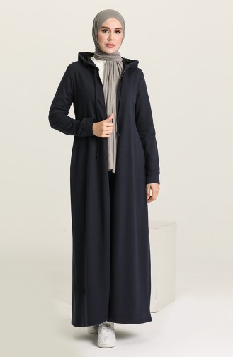 Abayas Bleu Marine 3337-02