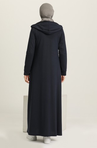 Abayas Bleu Marine 3337-02