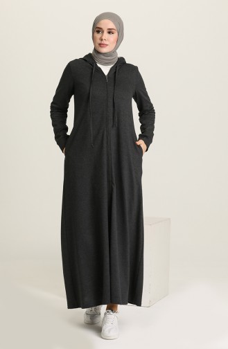 Anthracite Abaya 3337-06