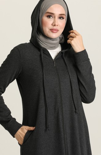 Anthracite Abaya 3337-06