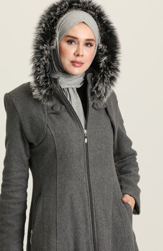 Hooded Coat 711930-02 Gray 711930-02
