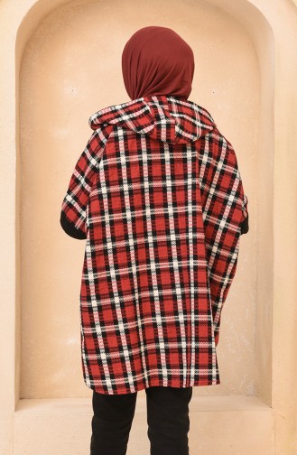 Claret red Poncho 4010-02