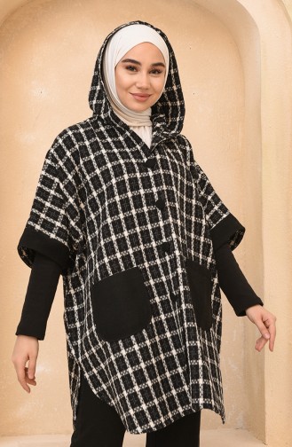 Black Poncho 4010F-01