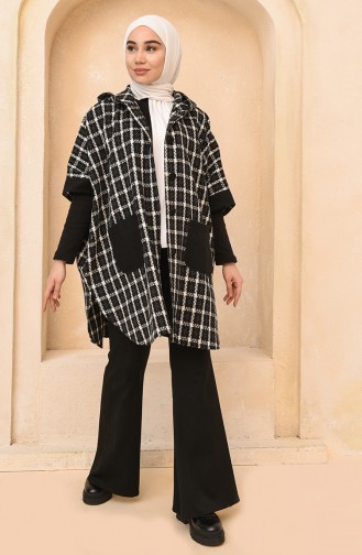 Black Poncho 4010F-01