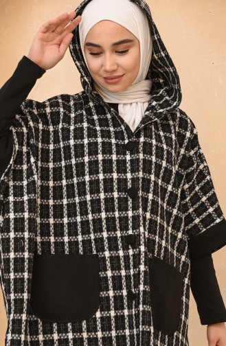 Black Poncho 4010F-01