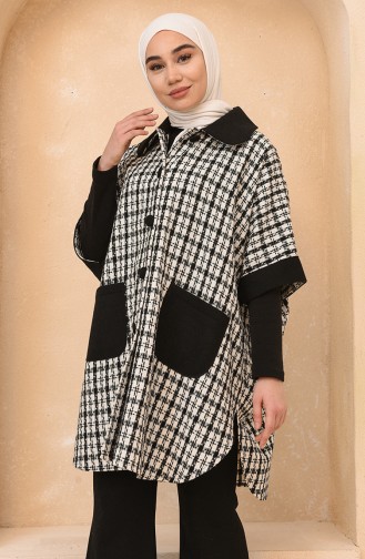 Schwarz Poncho 4011D-01