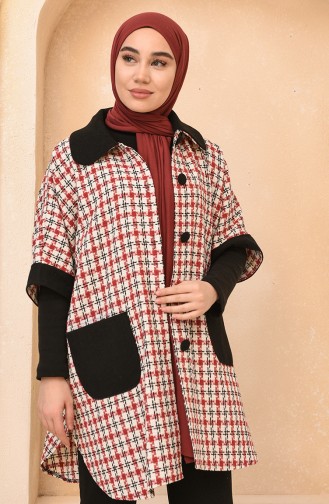 Claret red Poncho 4011D-02