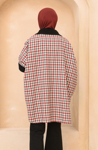 Claret red Poncho 4011D-02