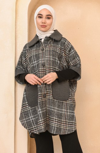 Gray Poncho 4011G-01