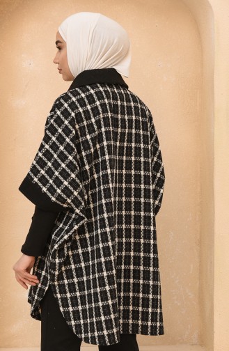 Schwarz Poncho 4012F-02