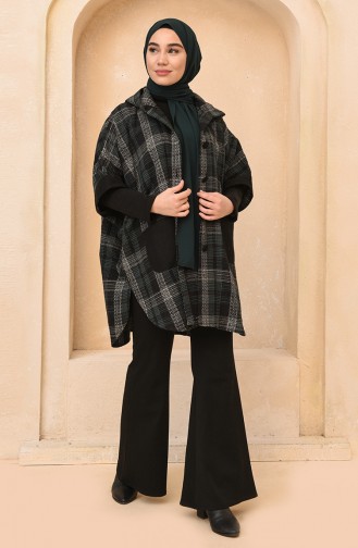 Emerald Green Poncho 4010C-02