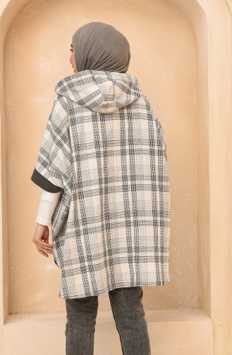 Naturfarbe Poncho 4010E-01