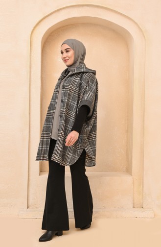 Gray Poncho 4010G-01