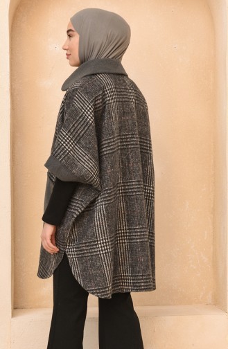 Gray Poncho 4011B-03