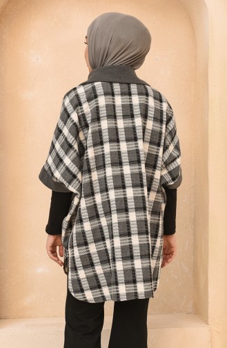 Gray Poncho 4012-03