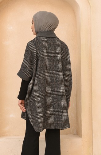 Gray Poncho 4012B-03