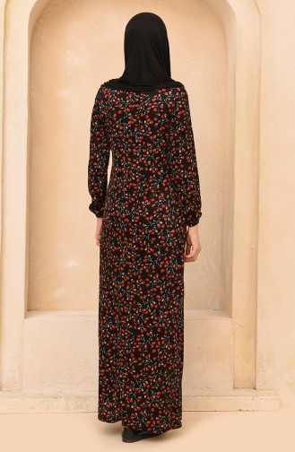 Black Hijab Dress 9293-01