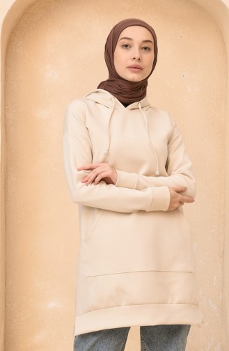 Cream Sweatshirt 10369-02