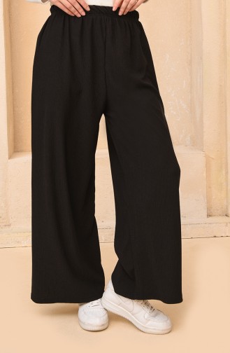 Pantalon Large Taille élastique 0254-03 Noir 0254-03