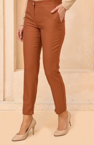 Pantalon Couleur Brun 3318-04