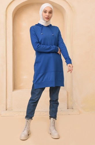 Saks-Blau Pulli 10369-06