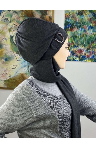 Rauchgrau Praktischer Turban 23KASTB46-01