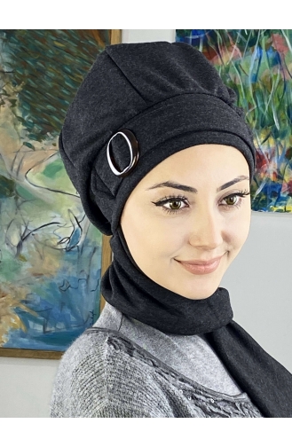 Rauchgrau Praktischer Turban 23KASTB46-01