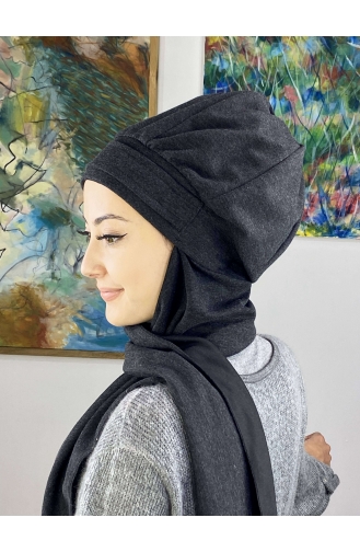 Rauchgrau Praktischer Turban 23KASTB46-01