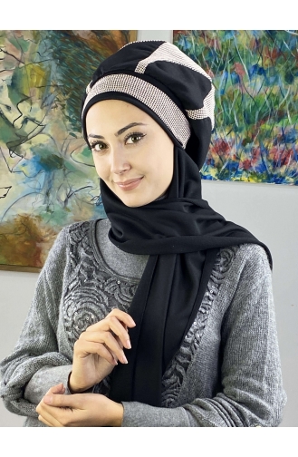 Brown Ready to wear Turban 23KASTB43-01