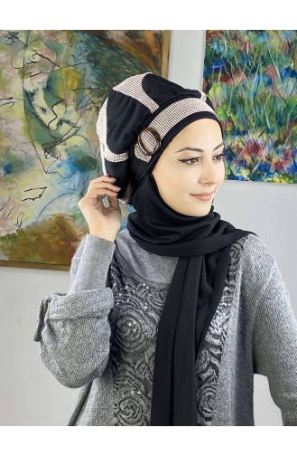 Brown Ready to wear Turban 23KASTB43-01