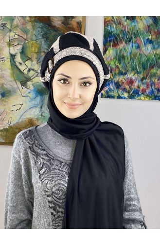 Brown Ready to Wear Turban 23KASTB38-01