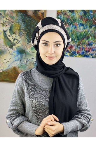 Brown Ready to Wear Turban 23KASTB38-01