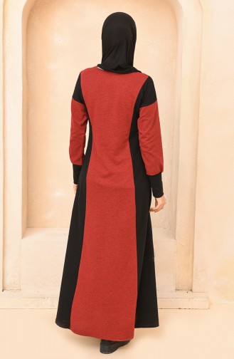 Robe Hijab Bordeaux 3353-03