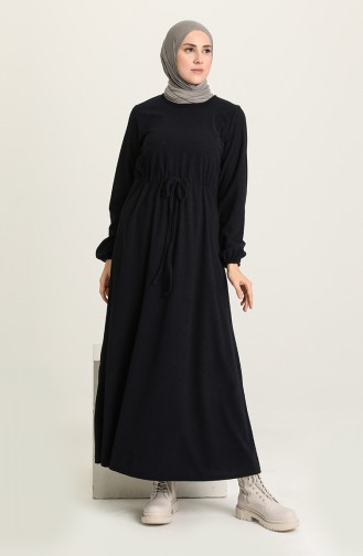Robe Hijab Bleu Marine 1006-02