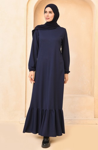 فستان أزرق كحلي 1453-04