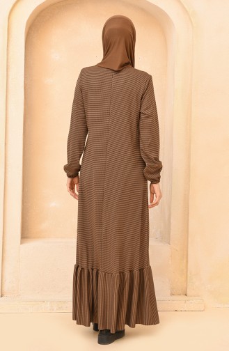 Mink Hijab Dress 1453-05