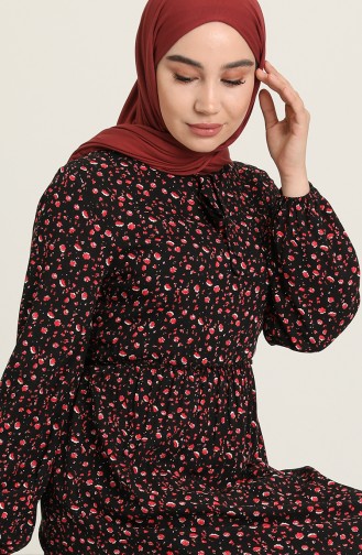 Black Hijab Dress 60212-02