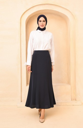 Navy Blue Skirt 1088-02