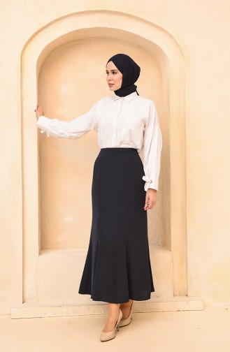 Navy Blue Skirt 1088-02