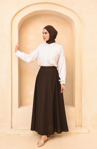 Brown Skirt 1090-01