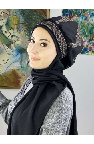 Dunkelbraun Praktischer Turban 23KASTB33-01