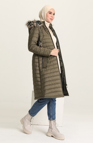 Khaki Winter Coat 519521-01