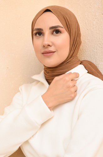 Soft Confy Şal 70211-11 Açık Kahve