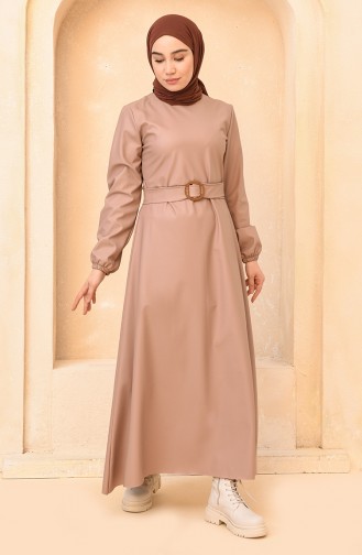 Dusty Rose Hijab Dress 5010-06