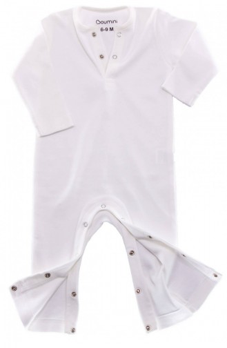 White Baby Overall 607